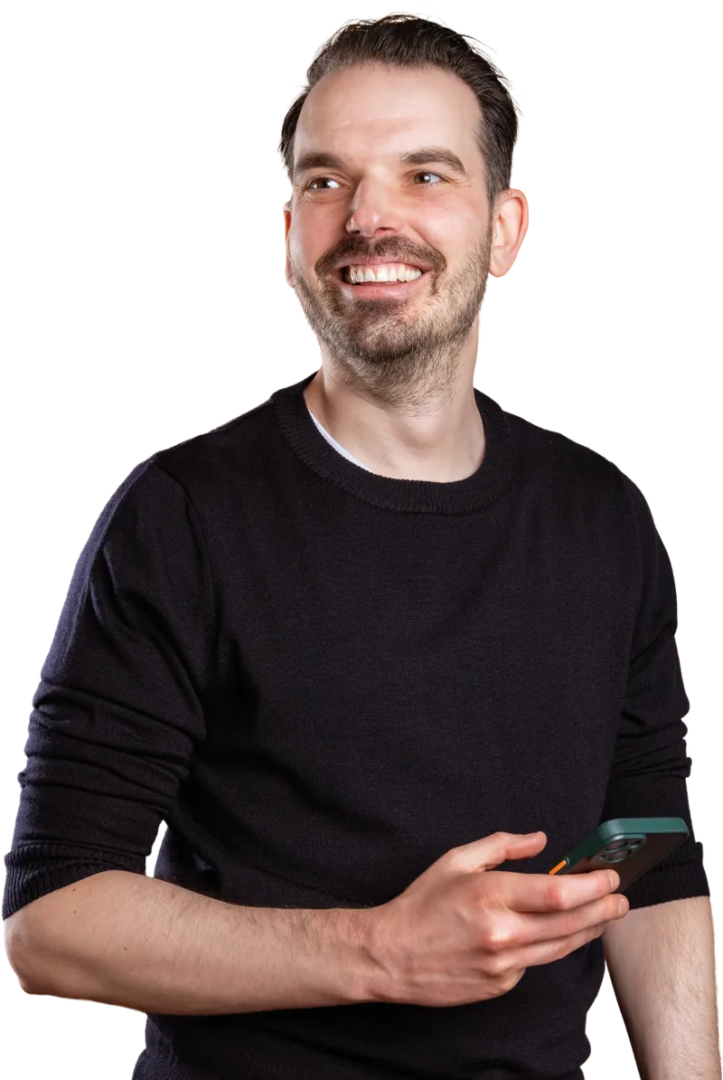 Portrait of Laurens, the designer behind Lauw Studio